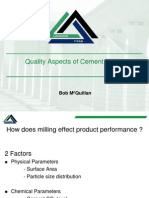 Quality Aspects of Cement Milling: Bob M Quillan