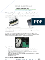 Computer Components Presented by Wahidullah Shahaadat