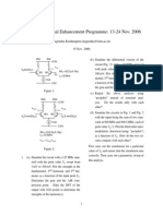 SMDP Instructional Enhancement Programme: 13-24 Nov. 2006: Nagendra Krishnapura (Nagendra@iitm - Ac.in) 15 Nov. 2006