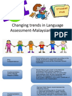 Changing Trends in Language Assessment-Malaysian Context