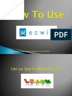 How To Use Ecwid