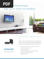 DVDO Air3C 60GHz Wireless HDMI Product Flyer