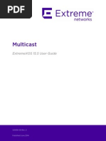 Multi Cast Configuration Extreme Switch