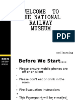 National Railway Museum Marketing and Customer Service