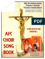 AfC Choir Song Book 2014