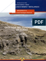 Geología - Cuadrangulo de Nuñoa (29u), 1996