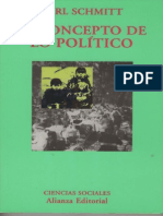 El Concepto de Lo Politico - Carl Schmitt -Ediciones