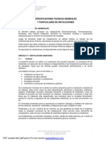02 - Especificaciones Técnicas Generales y Particulares de Instalaciones (1)