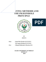 Counting Methods and The Pigeonhole Principle: State University of Medan Medan 2014