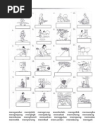 Latihan Kata Kerja Bergambar