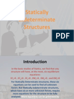 Statically Indeterminate Structures