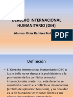 Derecho Internacional Humanitario (Dih)