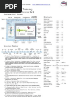 Publisher 2007 Quick Reference