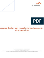 Acero Galfan Con Revestimiento de Aleacion Cinc Aluminio