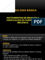 Instrumentos de Medición y Verificación en Fabricación Mecánica