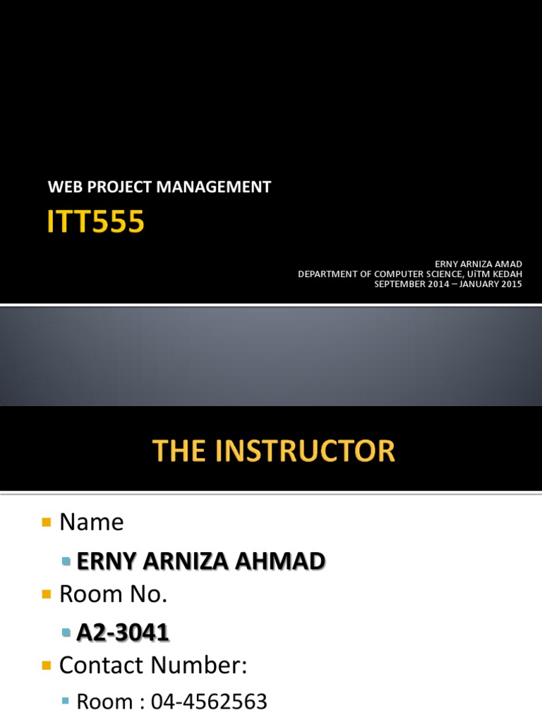 Web Project Management Course | PDF