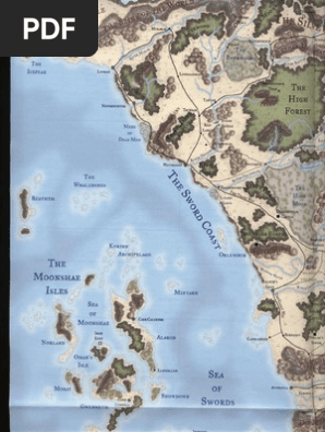 Forgotten Realms Map Pdf D&D 3E - Forgotten Realms - Maps By R.a. Salvatore | Pdf