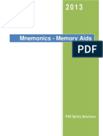 NEBOSH - IGC - Mnemonics