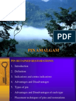 Pin Amalgam Restoration