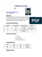 CV Summary Pushpendra Singh Gurjar BCA Graduate Computer Skills