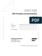 GRC Principles and Harmonization: Participant Handbook