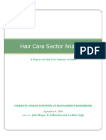 Hair Care Sector Analysis