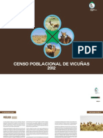 Censo Poblacional de Vicunas 2012