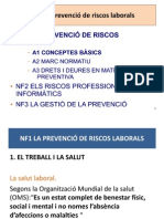 Nucli Formatiu 1. La Prevenció de Riscos Laborals