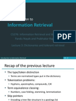 Lecture3 Tolerant Retrieval