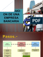 Constitucion de Una Empresa Bancaria