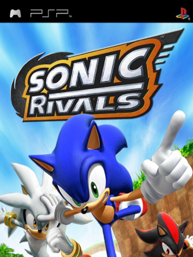 Sonic Rivals Manual PSP Play Station Leisure