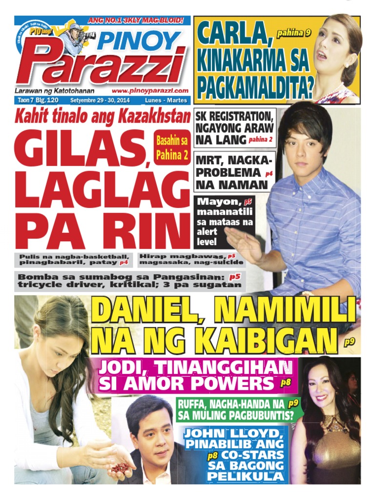 Pinoy Parazzi Vol 7 Issue 120 September 29 - 30, 2014 | PDF