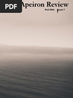 Apeiron Review, Fall, 2014, Issue 7