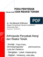 Artropoda Penyebab Alergi Dan Reaksi Toksik