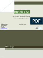 OpinionWay pour Metro - Les Français et la mesures anti-tabac - Septembre 2014
