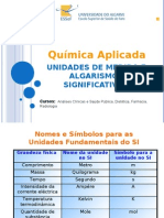 Unidades e Algarismos Significativos