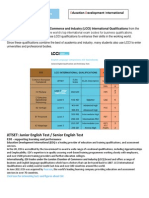 Ducation Evelopment Nternational: JETSET: Junior English Test / Senior English Test