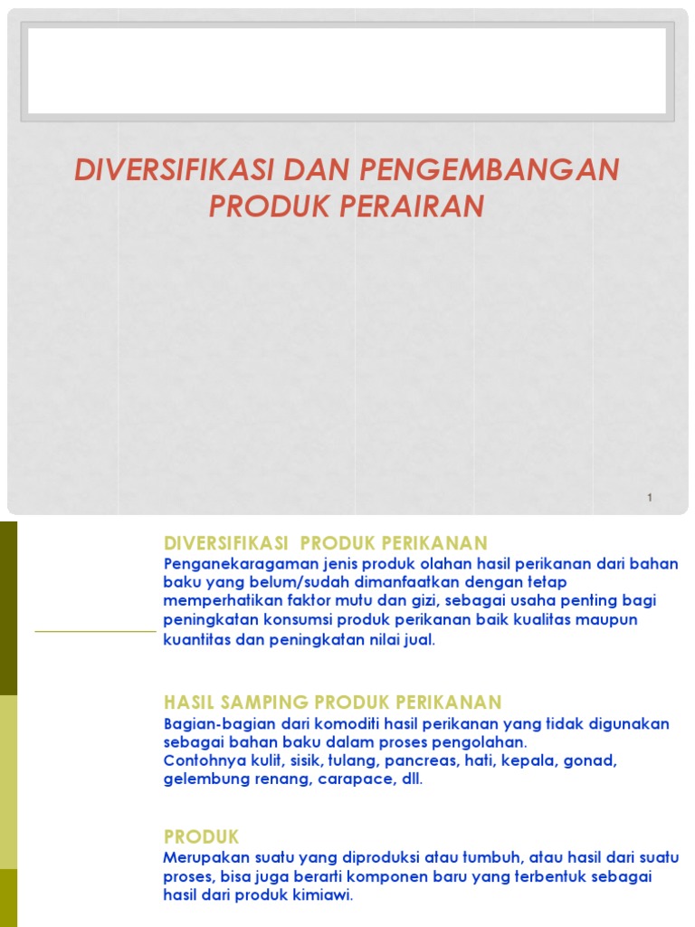 Contoh Produk Olahan Hasil Perikanan - Simak Gambar Berikut