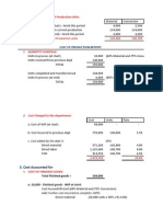 EPU Costing Report Analysis