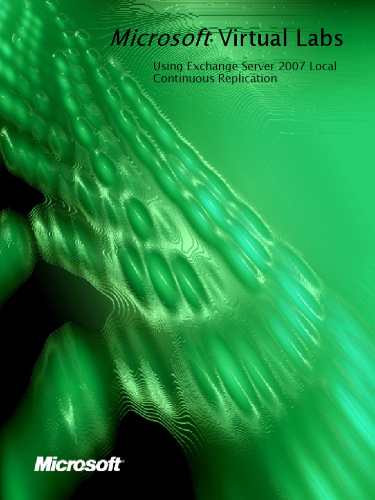 Using Exchange Server 2007 Local Continuous Replication | PDF ...