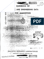 Ballistic Data For Ammunition Vol 2 1950