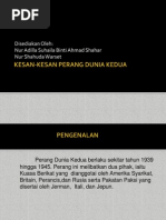 Kesan-Kesan Perang Dunia Kedua II