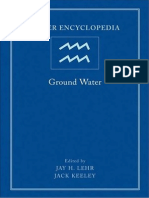 LEHR, Jay H., KELLEY, Jack. Water Encyclopedia - Ground Water