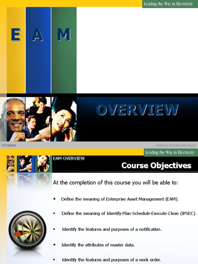 Eam Overview Sap Presenter | PDF | Product Lifecycle | Business Process