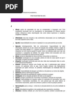 Vocabulário de Psicomotricidae