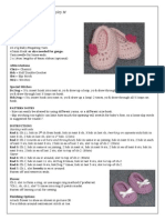 Booties - Flower Slippers PDF