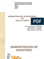 Administracion de Inventario