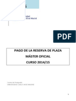 Guia Para Realizar El Pago de La Reserva de Plaza