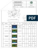 Hoja de Proceso Pieza A Mecanizar
