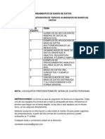 Lista de Topicos Av de BD